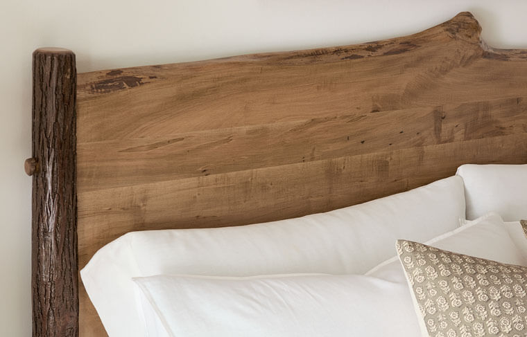 Bob Timberlake American Home Mountain Retreat Live Edge Bed Headboard