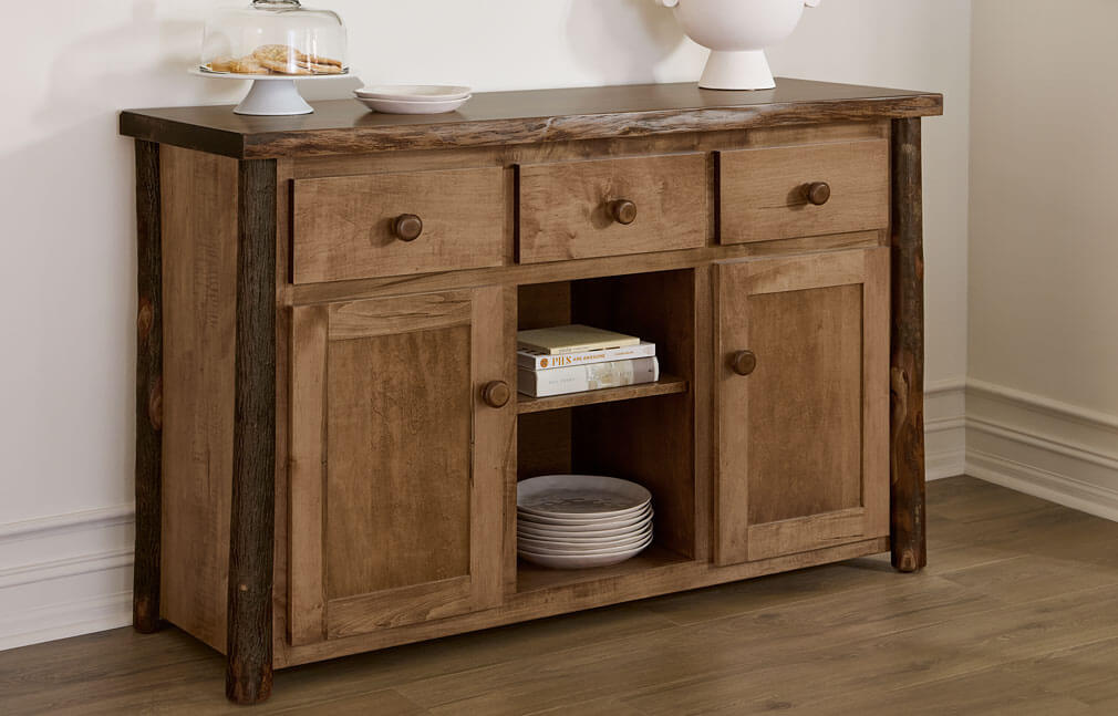 Bob Timberlake American Home Mountain Retreat Live Edge Sideboard Set